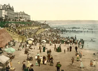 Strand von Bridlington, Yorkshire, ca. 1890 - 1900